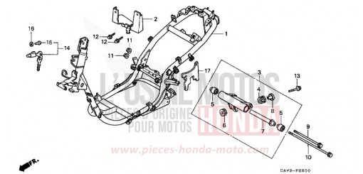 CARROSSERIE DE CHASSIS SJ50S de 1995